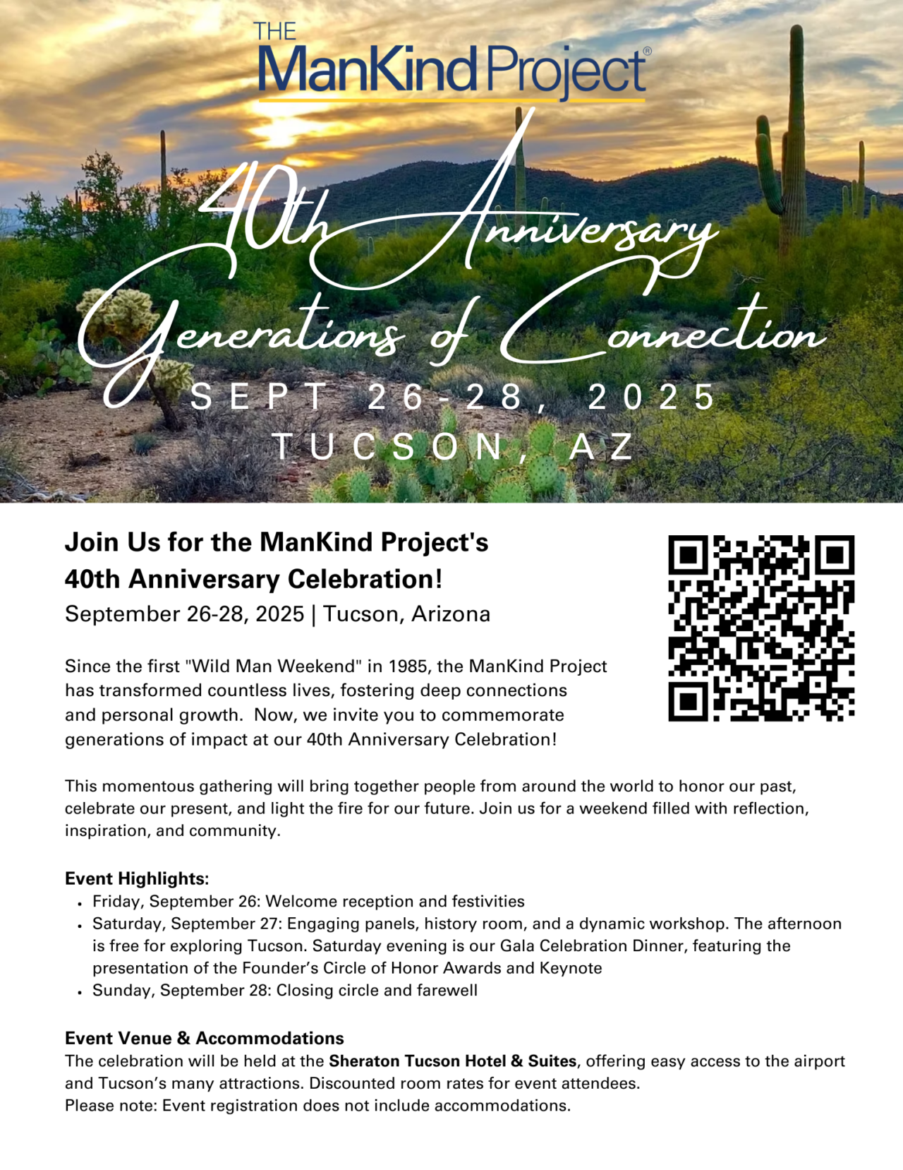 ManKind Project 40th Anniversary Celebration – Tucson Arizona Sept 26 ...